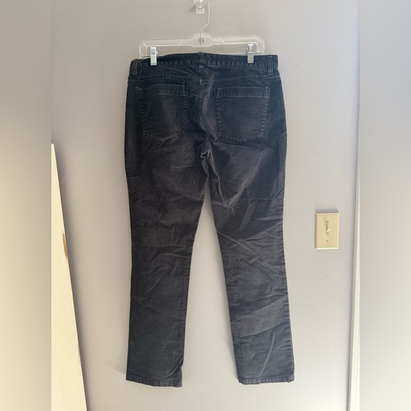 J Crew Charcoal Corduroy Pants Woman’s SZ 31 Regular Straight Leg Pockets Casual - Picture 6 of 10